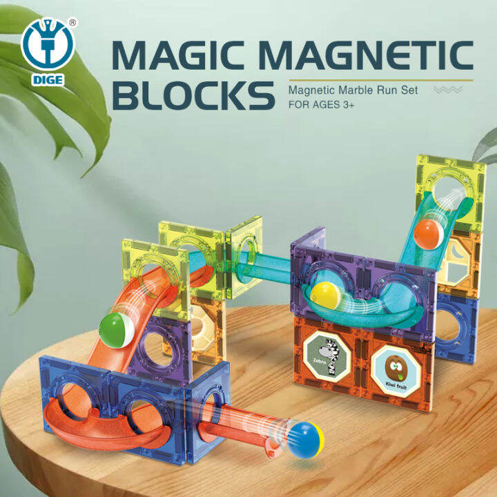 Magnetic Building Blocks Lego and Construction Educational Kids Magic ...