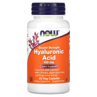 NOW Foods Hyaluronic Acid Double Strength 100 mg Veg Capsules