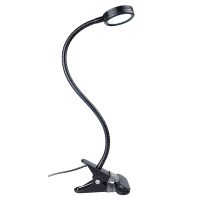 Clip on Light, Metal Reading Lamp, Cool &amp; Warm LED Light for Reading in Bed or Deep Focus, Dimmable Adjustable Gooseneck