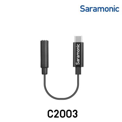 Saramonic SR-C2003 สายอะแดปเตอร์ขนาด 3.5 มม. TRS เป็น USB Type-C