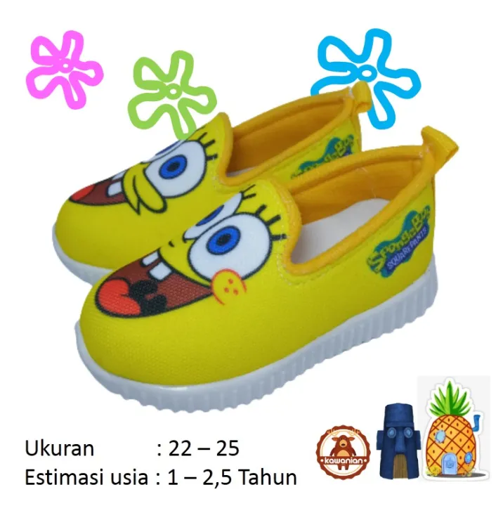 sepatu spongebob