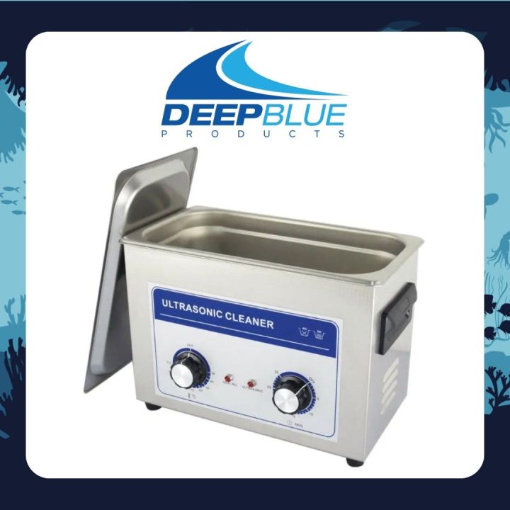 Deep Blue Ultrasonic Cleaning Device Ultrasonic frequency: 40,000 Hz Tank capacity: 4.5L - Ultrasonic power: 180W, 3 transducers - Heating power: 200W