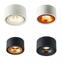 Round Light Led COB Ceilinlight 9W12W Lliving Room Surface Mounted Lampa Downlight AC110V 220V Spot