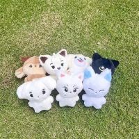 Kpop ENHYPEN Plush JUNGWON HEESEUNG JAY JAKE SUNGHOON Stuffing Keyring ของเล่นน่ารักอุปกรณ์จี้การ์ตูนกระเป๋าแฟนของขวัญ