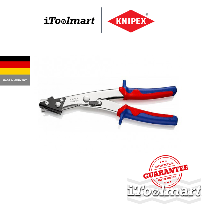 KNIPEX กรรไกรตัดเหล็กแผ่น 90 55 280 Sheet Metal Nibbler Lazada.co.th