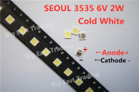 100 ชิ้นสำหรับโซลแอลซีดีทีวีซ่อมLED TVแสงไฟแถบไฟที่มีไดโอดเปล่งแสง 3535 SMD LEDลูกปัด 6 โวลต์ 2 วัตต์เย็นสีขาว,รับประกันคุณภาพ