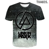 ฤดูร้อนใหม่ผู้ชายผู้หญิง Linkin Park - เสื้อยืดพิมพ์ 3D แบบสบาย ๆ สตรีทแวร์พิมพ์เสื้อแฟชั่น