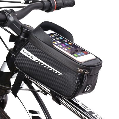 กระเป๋าจักรยาน กระเป๋าจักรยานทัชสกรีน Touchscreen 6.5 กระเป๋าติดจักรยาน กระเป๋ากันน้ำสามารถใส่โทรศัพท์และสัมผัสหน้าจอได้