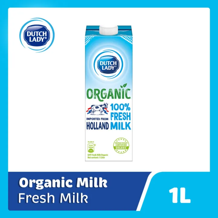 Dutch Lady Organic Fresh UHT Milk (Holland) 1L