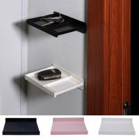 【YF】 Punch-Free Wall Shelf Car Key Rack Door Back Shelves Sundries Storage Holder полочка ключа