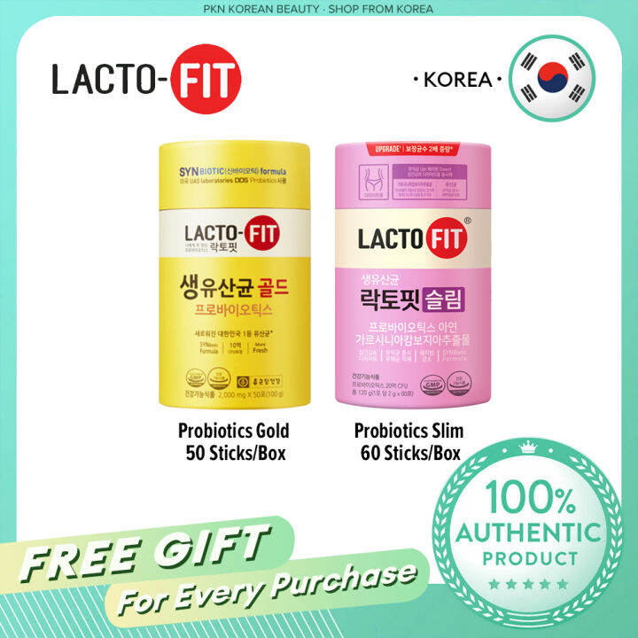 Lacto Fit Lactobacillus Probiotics Gold Probiotics S L I M New Lactofit 5x Chong Kun Dang For