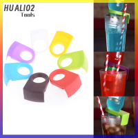 HUALI02 2ชิ้นคลิปหนีบที่วางขวดเบียร์ถ้วยแก้วค็อกเทลถ้วยคลิปแถบเครื่องมือซัพพลายคลับ