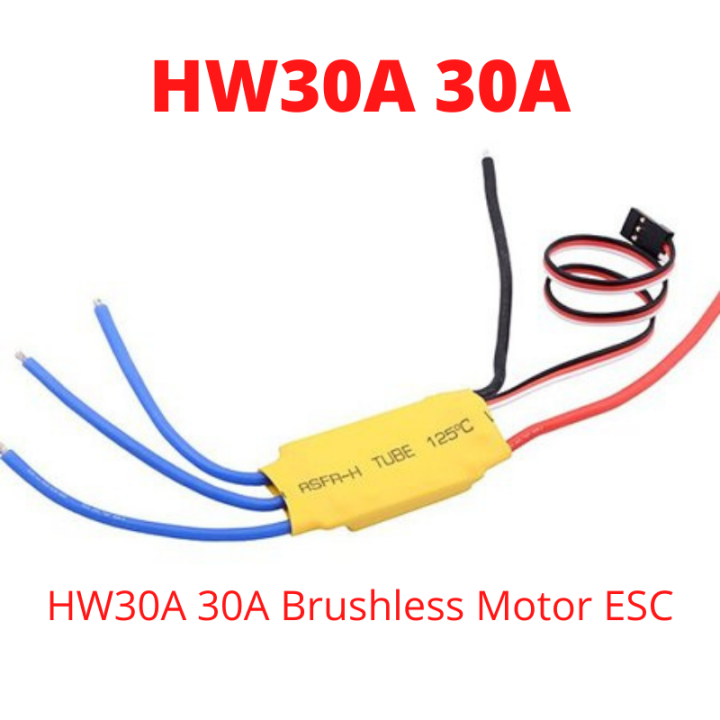 HW30A 30A Brushless Motor ESC ตัวควบคุมความเร็วมอเตอร์ | Lazada.co.th