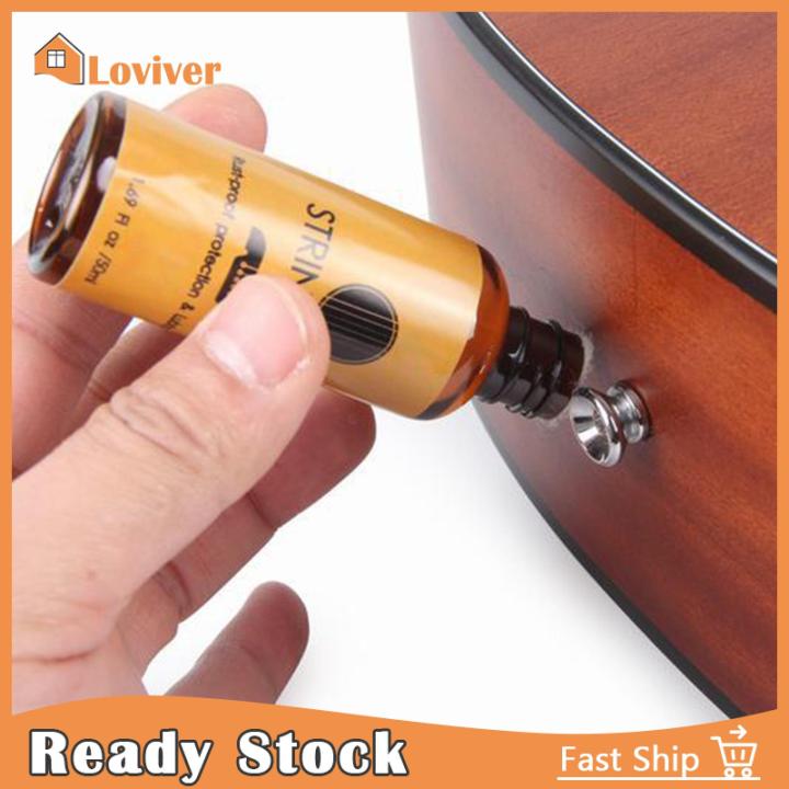 Loviver Lemon Oilguitar Fretboard Oil Rust Guitar String Cleaner and