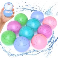 6-20pcs Magnetic Water Balloons Reusable Water Balloons Quick Fill Silicone Water Ball Bomb Pool Beach Toy Summer Party Favors Balloons