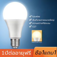 ซื้อ 1 แถม 1 หลอดไฟ LED 5W/12W/15W/18W/24W  Day Light/ Warm white หลอดไฟคุณภาพดี หลอดไฟ ราคาถูก หลอดไฟLED 220v