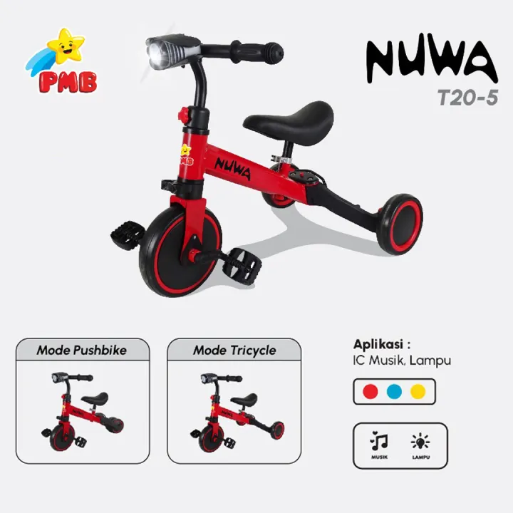 balance bike roda 3