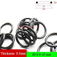 NBR Thickness 0.5mm Oring Mechanical Seal Rubber Ring Gaskets O-ring Kit O Rings Nitrile Rubber Gasket Ring Seal Washer Seals Gas Stove Parts Accessor