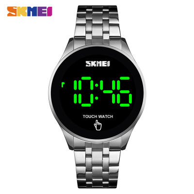 2021SKMEI Top Brand Mens Watch Clock LED Touch Screen Man Digital Watches 30M Waterproof Male Wristwatch Relojes Para Hombre 1579