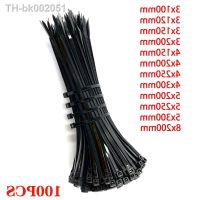 ✿♕ Self-locking plastic nylon tie 100 PCS black 5X300cable tie fastening ring3X200 cable tie zip wraps strap nylon cable tie set