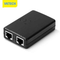 [Vktech] 2พอร์ต100Mbps RJ45สวิตช์เครือข่าย LAN Ethernet Sharing Hub สำหรับเดสก์ท็อปพีซี