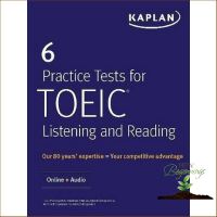 Cost-effective หนังสือภาษาอังกฤษ KAPLAN 6 PRACTICE TESTS FOR TOEIC LISTENING AND READING: ONLINE + AUDIO