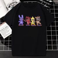 เสื้อยืดเกมตลก Fnaf สำหรับเด็กเสื้ออะนิเมะสัตว์น่ารัก