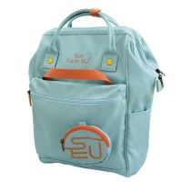 2023 Original﹍┅ The new Japanese sun earthu lotte backpack ins FengRi is pure color large capacity backpack in junior high school students