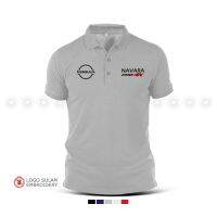 เสื้อโปโล Sulam Nissan Navara PRO 4X Pick Up รถบรรทุก Off-Road Turbo Diesel Baju แฟชั่น Cal ฝ้ายเย็บปักถักร้อย Jahit