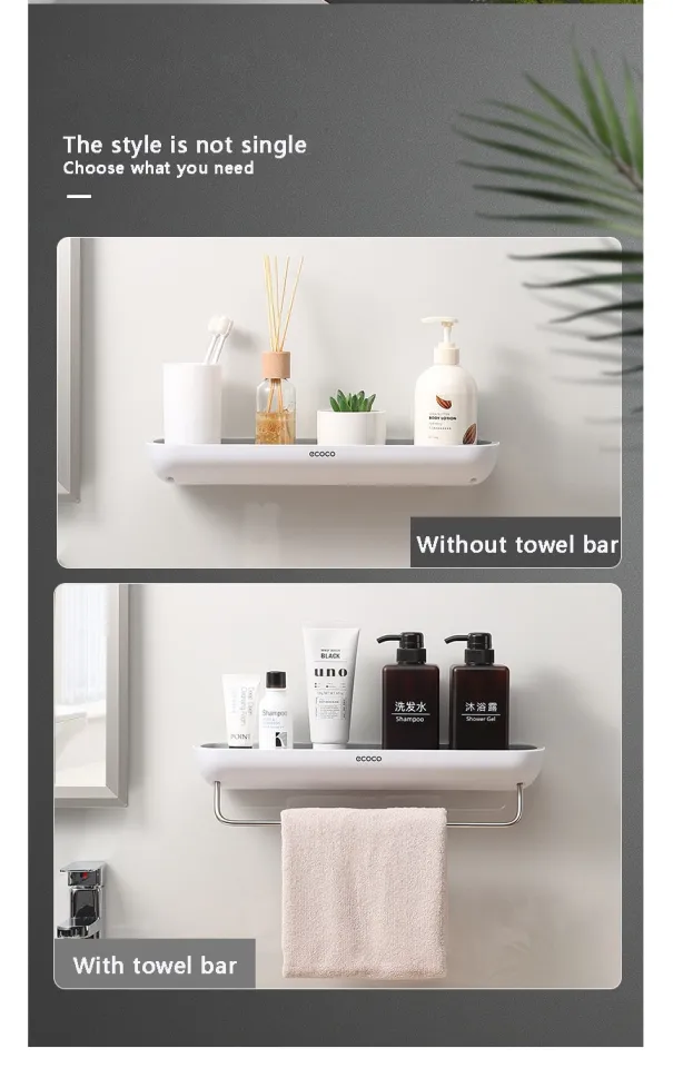 Ecoco Bathroom Storage Shelf Shower  Bathroom Shelves Organizer - Bathroom  Shelf - Aliexpress