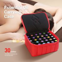 Portable 30 Bottle 15ml Essential Oil Storage Bag Cotton Carrying Holder Case Travel Organizer Storage Box Bags