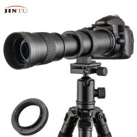 Jintu 420-800มม. F/8.3-16ซูเปอร์เลนส์กล้องโทรศัพท์เลนส์ซูมภาพเหมาะสำหรับ Canon กล้อง NIKON Samsung Sony NEX SLR