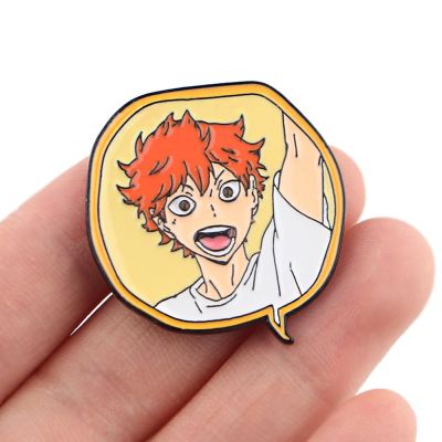 【CW】 DZ1268 Anime Haikyuu!! Enamel Pins Brooches Men Badge Fashion Lapel Jewelry Kids Birthday Gifts