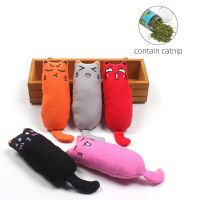 Teeth Grinding Catnip Toys Interactive Plush Cat Toy Mouse Shape Chewing Claws Thumb Bite Cat Mint For Cats Funny Little Pillow Toys