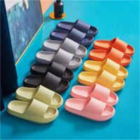 Comfortable Thick Bottom Slippers Womens New Summer Home Bath Non-slip Indoor Soft Bathroom Sandals Student Bedroom Slippers Men