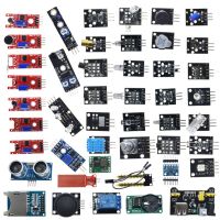 【☸2023 New☸】 kougouxu สำหรับ Arduino 45 In 1ชุดสตาร์ทโมดูลเซ็นเซอร์ดีกว่า37in 1ชุดเซ็นเซอร์37ใน1ชุดเซ็นเซอร์ Mega2560 R3 Uno