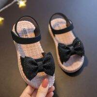 Princess Kids Summer Shoes Cute Bow Soft Breathable PVC Baby Girls Sandals Buckle Strap Anti Slip Toddler Children Beach SandalsTH