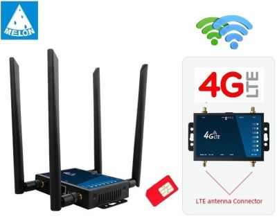 4G Router Support VPN Indoor & Outdoor,,4 Extennal High Gain Antennas ,High-Performance