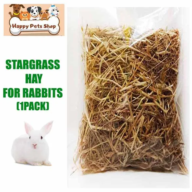 Happy Pets Shop STAR GRASS HAY FOR RABBITS (1 PACK) Lazada PH
