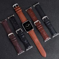 rfgykdtg Bracelet Belt Genuine Leather Band for Apple Watch 42MM 38MM 44MM 40MM 41MM 45MM 49 Strap for iWatch 8 7 6 SE 5 4 3 Wristband