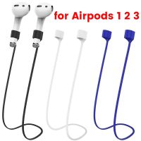 Earphone Bluetooth nirkabel Universal Earphone silikon Anti hilang tali Lanyard dapat dilepas Anti jatuh tali leher gantung untuk Apple Airpods