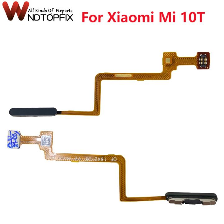 ทดสอบสำหรับ Xiaomi Mi 10ครั้งเซ็นเซอร์ลายนิ้วมือปุ่มสัมผัส Id M2007j3sy สแกนเนอร์ที่สำคัญ F LEX สายริบบิ้นสำหรับ Mi 10ครั้ง Pro ปุ่มหน้าแรก