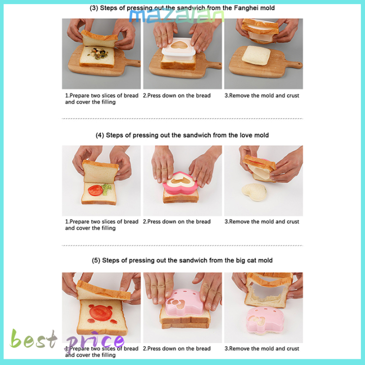 mazalan-แม่พิมพ์แซนวิชรูปหมีเท็ดดี้แม่พิมพ์ขนมปังแซนวิชเบนโตะอาหารกลางวันอุปกรณ์ทำขนมปังแซนวิชสำหรับเด็กเครื่องมืออบขนมอุปกรณ์ทำอาหารที่น่าสนใจสำหรับเด็กอุปกรณ์ครัวอาหาร