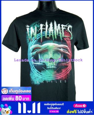 เสื้อวง IN FLAMES เสื้อยืดวงดนตรีร็อค เมทัล เสื้อร็อค  IFM1592 ส่งจาก กทม.