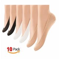 10 Pairs Womens Liner Socks No Show Boat Ballet Plain Footies Cotton Low Cut