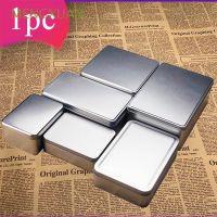 EXPEN1 Coins Tin Boxes Jewelry Container Storage Box Small Keys Silver Color Metal Empty Box Metal Box