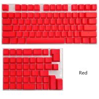 PBT Keycaps For Mini Mechanical Keyboard Suit For 61/64/68/71/82/84 Layout Keyboard With Transparent RGB Letters