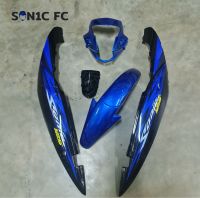 ชุดสี sonic new สีน้ำเงินดำ ติดลาย (ชุดเล็ก 5 ชิ้น)