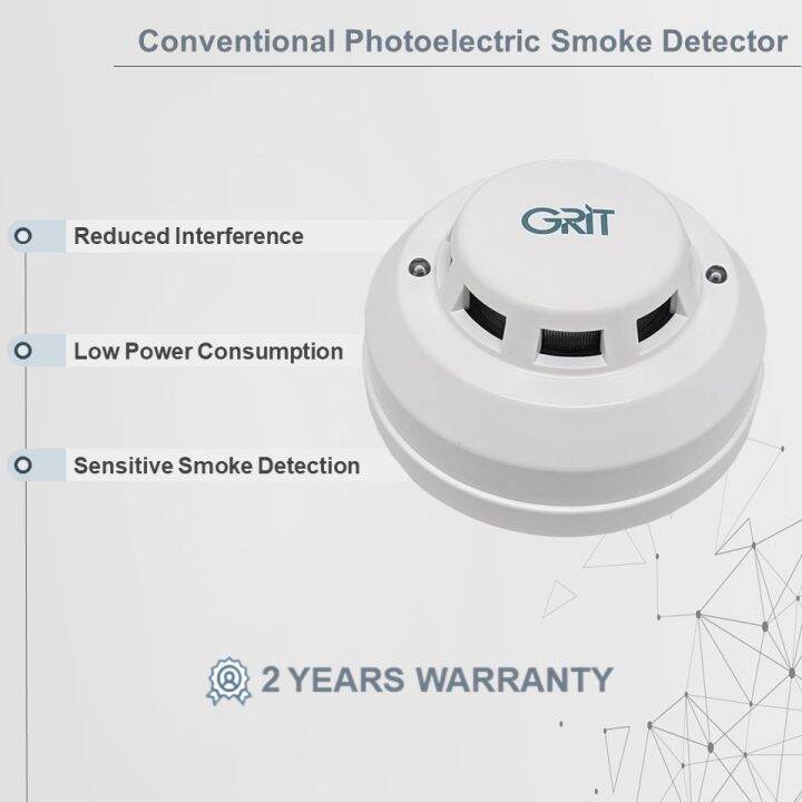 Conventional Photoelectric Smoke Detector Fire Sensor Asap Api 2 wire ...