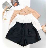 Q888 QC XINH Pleated Shorts